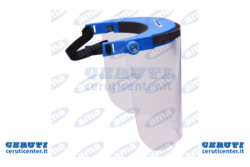 Protective Visor Color Blue Package Single