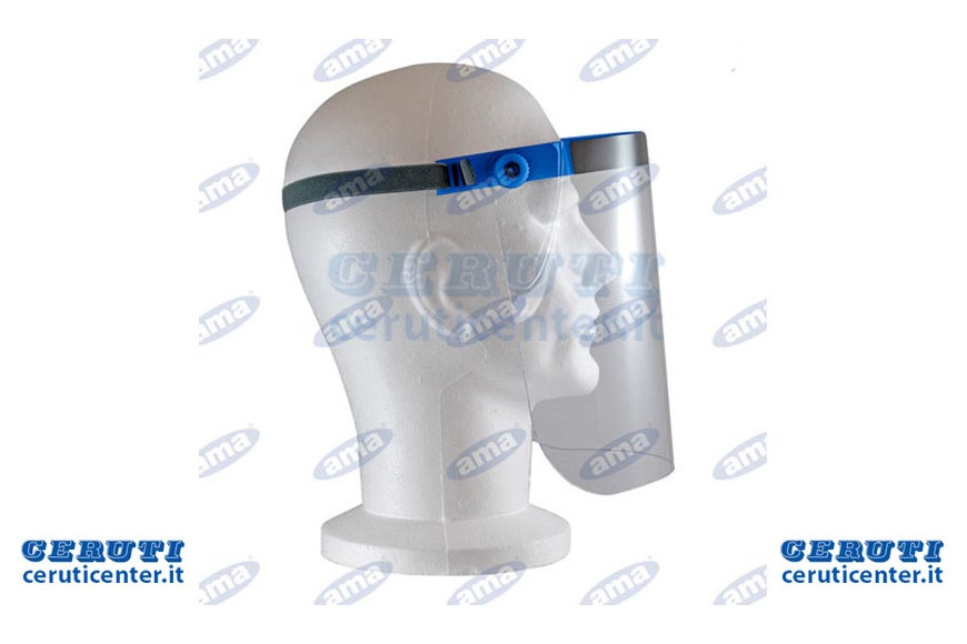 Protective Visor Color Blue Package Single