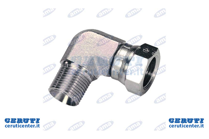 Adaptateur « L » Homme / Femme Swivel 1/4 "