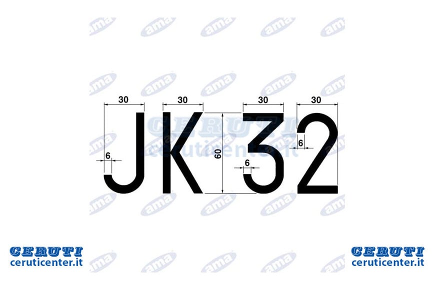 "Letter U" Adhesive Für Plaketten
