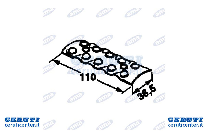 Placa interior de la correa Baler Para Foro 5 + 5, Red