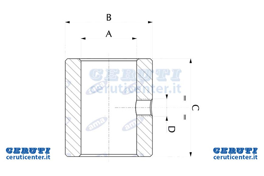 Un manchon à souder Ø 40