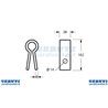 Brida Pour Couteau Adaptable Taarup L 102 Ø14