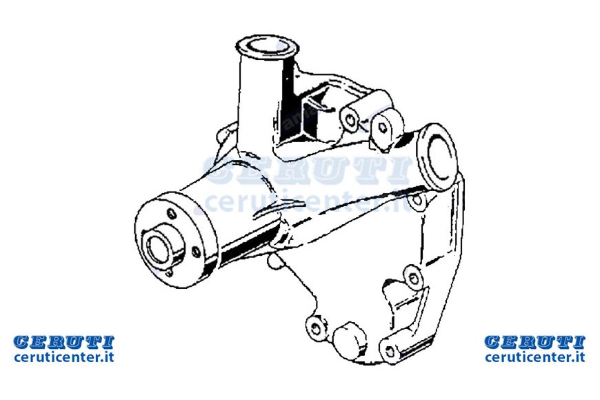 Pompa Acqua Adattabile Landini-Massey Ferguson Rif. U5Mw0183