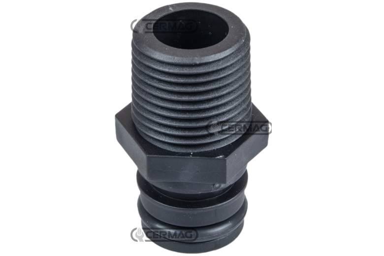Raccordo diritto filettato  Filetto 1/2" NPT