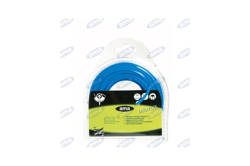 Monofil bleu quadrangulaire 2,4 mm