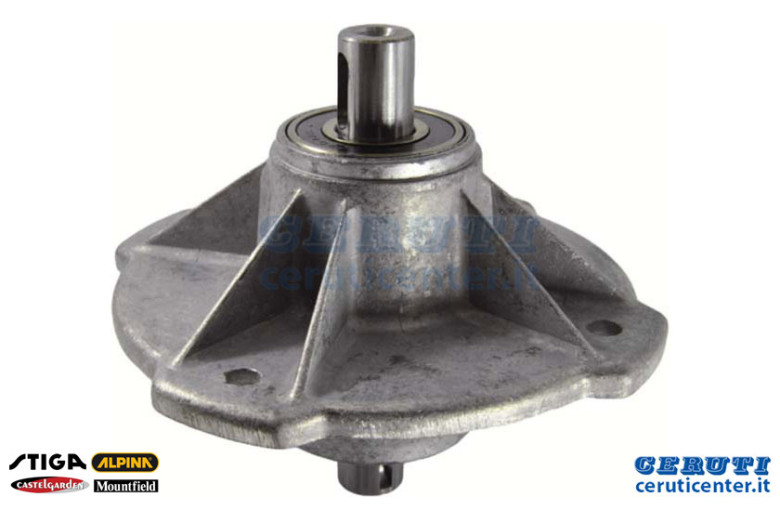 
Blade Shaft Assembly- Stiga Genuine Part - 384207250/0 - replaces - 127208402/1
