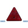 Réfléchissant Triangle rouge avec des trous
