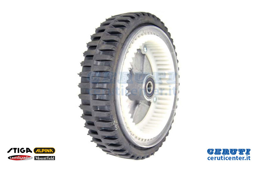 Ruota Allum. Scolpita 205 Cusc. X Tr - Originale Stiga - 381007367/0 - sostituisce - 1111-2346-01