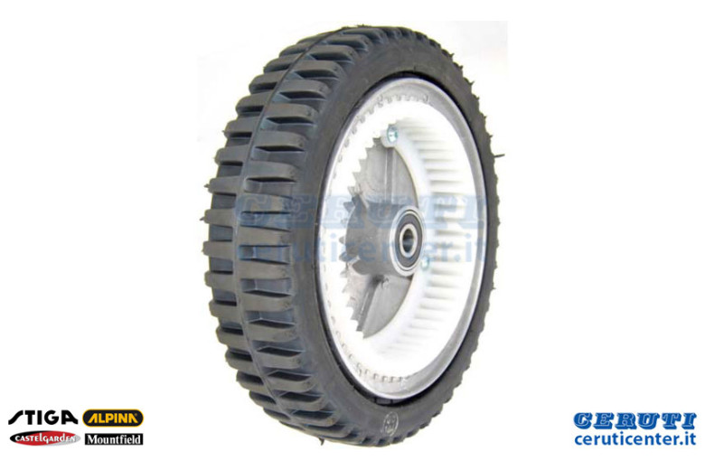 
Aluminium Wheel Assembly 215Mm- Stiga Genuine Part - 381007368/0 - replaces - 1111-2345-01
