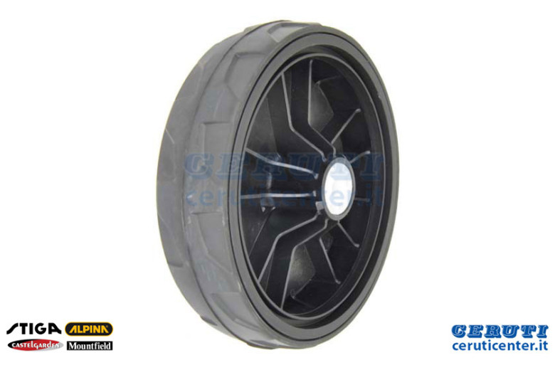 
Delta Wheel Assembly D180 Short Hub- Stiga Genuine Part - 381007448/1 - replaces - 381007442/1