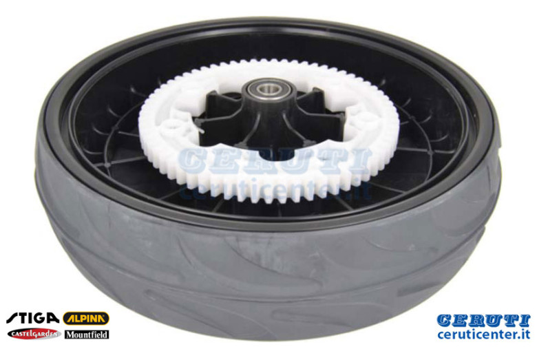 Ruota Eco Diamond D300 C/Cusc. - Originale Stiga - 381007398/1 - sostituisce - 381007396/0