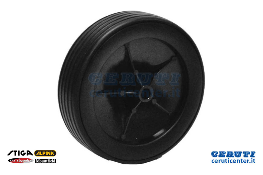 Ruota Eco Rigata 170 X Perno M8 Comp - Originale Stiga - 381007325/1 - sostituisce - 381007325/0