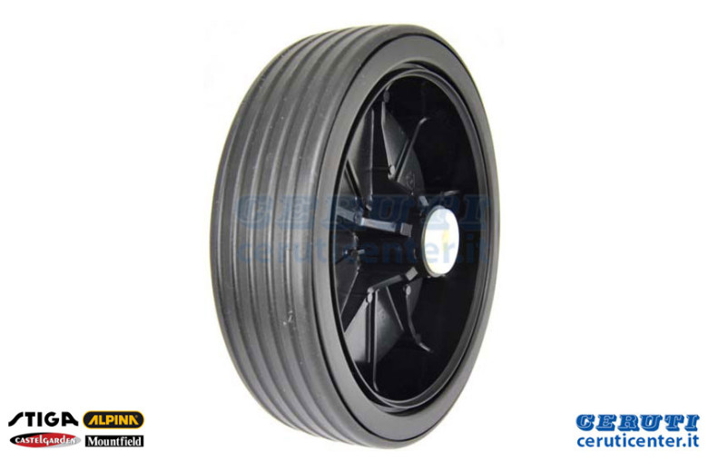 Ruota Economica Scolpita D210 X Bo - Originale Stiga - 381007337/0 - sostituisce - 381007329/0