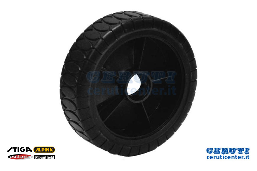 Ruota Economica Scolpita D210 X Bo - Originale Stiga - 381007337/0 - sostituisce - 381007329/0