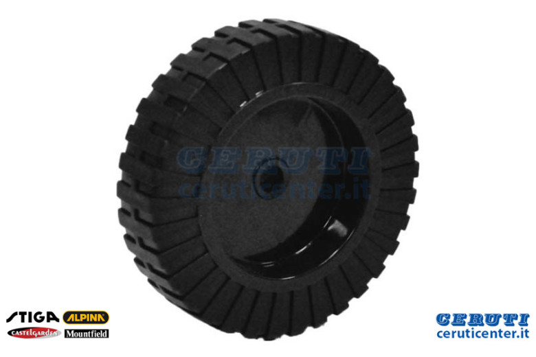 
Rear Wheel D=160 C350-C390 Black - Stiga Genuine Part - 122686085/0 - replaces -  122686087/0