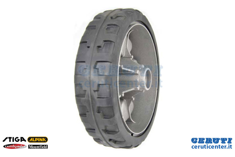 
Aluminium Wheel Assembly D=210 - Stiga Genuine Part - 381007487/0