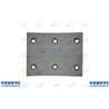 Ceppo Freno Forato 210X50X7,0 - Ama
