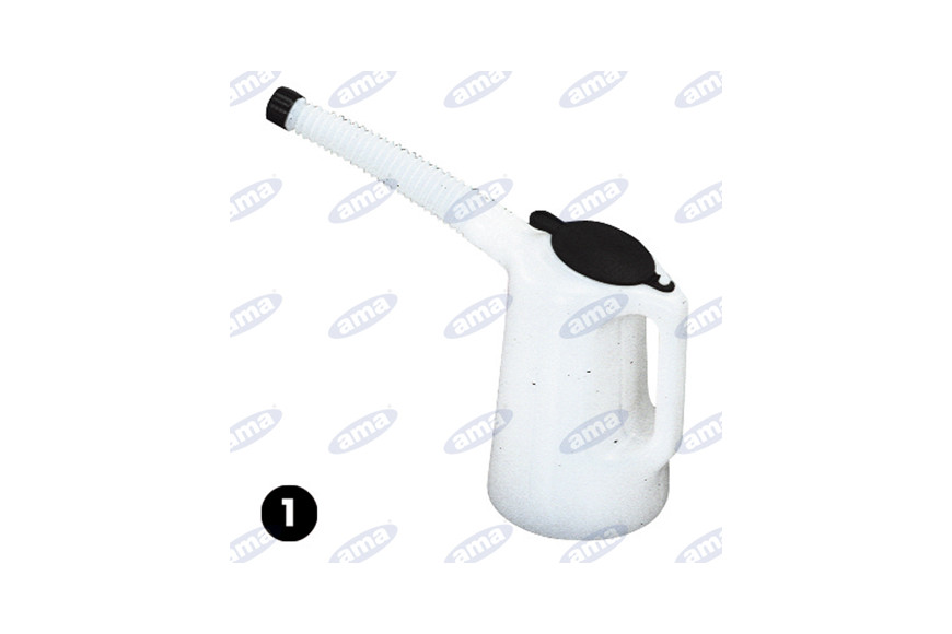 Jug en polyéthylène 1 litre avec couvercle