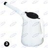 Jug en polyéthylène 5 litres avec couvercle