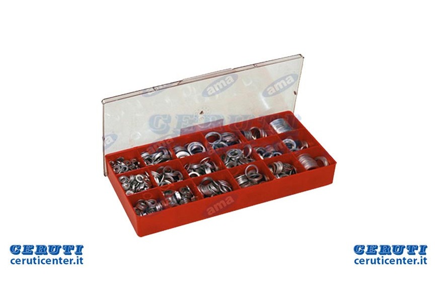 Assortment Washers Aluminum 1575 Pieces