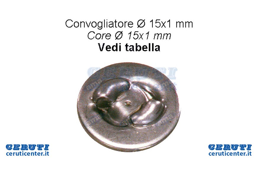 Convogl.Acciaio Ø15X1 Foroø1,2 - Ama