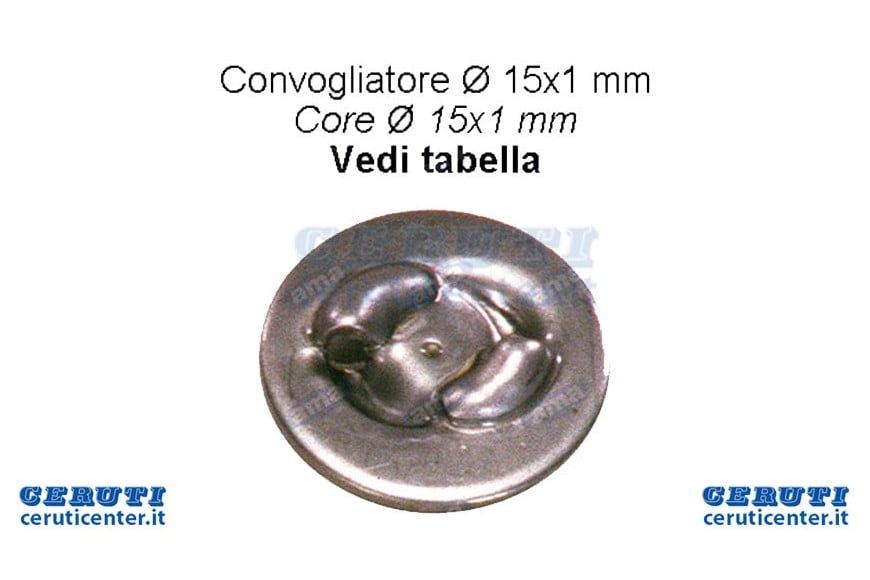 Convogl.Acciaio Ø15X1 Foroø1,2 - Ama