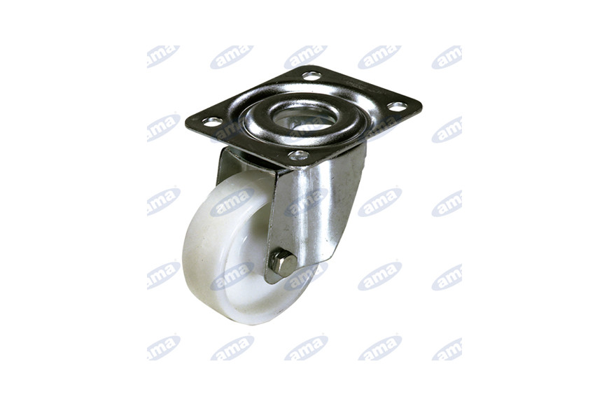 Nylon roue Ø 125 mm avec support pivotant