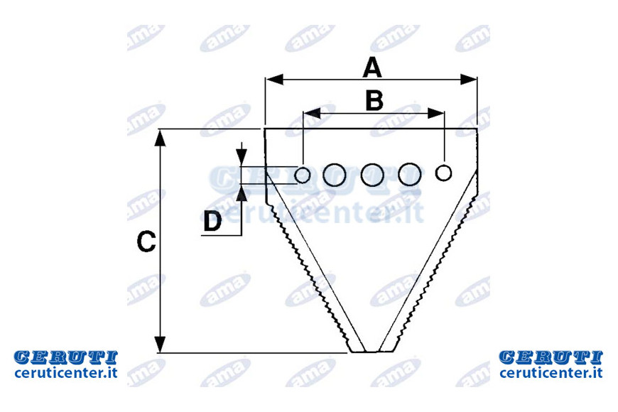 Section 5 Din 80 Ruled Holes 76X80X2Mm