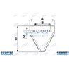 Section 5 Din 80 trous lignés 76X80X2Mm