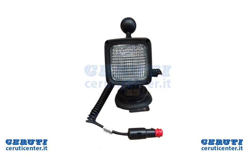 Lighthouse Halogen Work 100x100mm With Handle, Magnetic Base And Coiled Cable