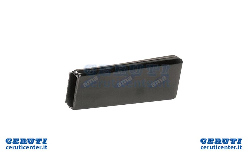 Bouton lisse plat 35x12