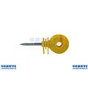 Isolatore Giallo Ad Anello Con Vite Per Legno Ø 6 - Ama