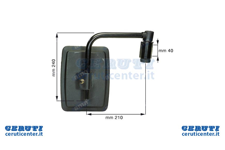 Miroir Miroir adaptable Une Fiat 5194637