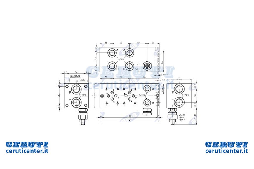 Monob.Att.Lat plaque. 5 Position