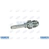 JIC mâle 74 ° 3 / 4-1 "5/16-12
