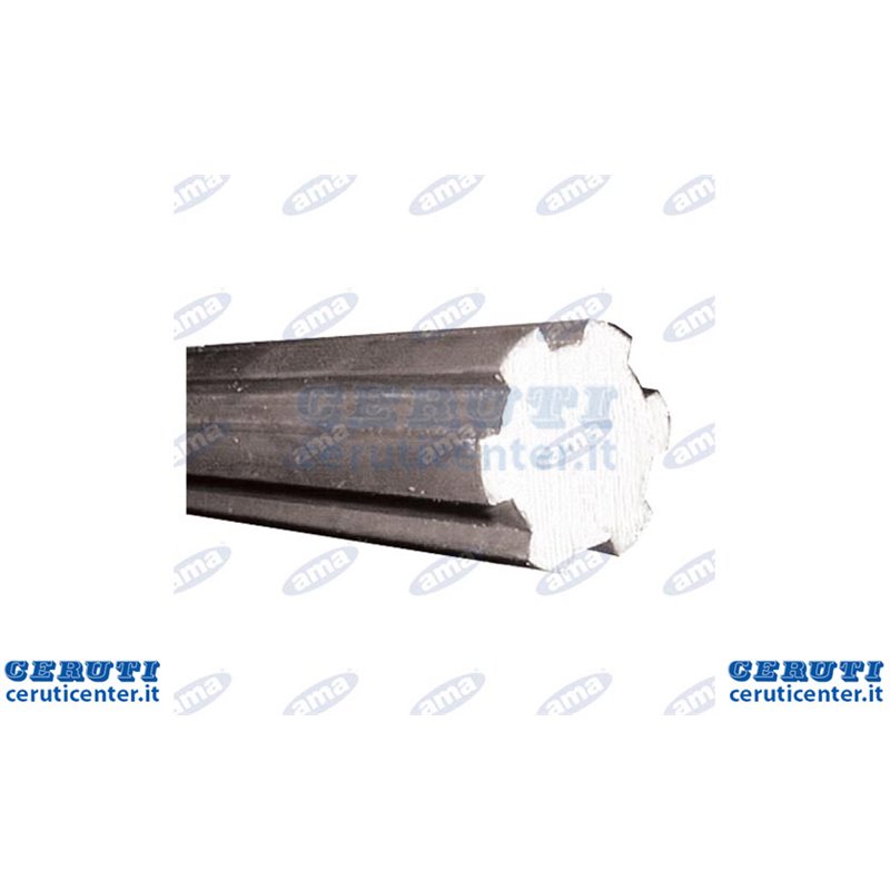 AMA Douille Cannelée Prise De Force 21 UNI 221 - 21x25x5 Z6 Longueur 60 Mm - Adaptable Pasquali Valpadana