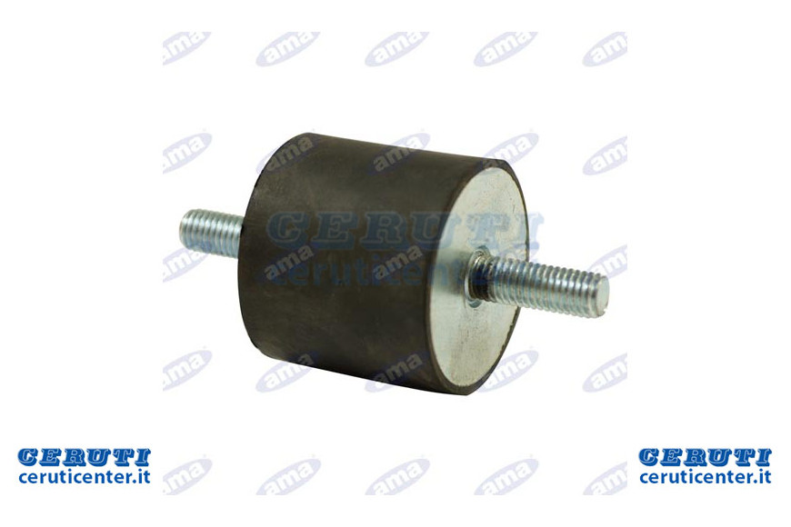 Antivibrante cylindrique mâle / femelle 50X45Mm, M10.