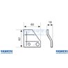 Strohhäcksler-Messer Adaptable Kemper 69805 Left