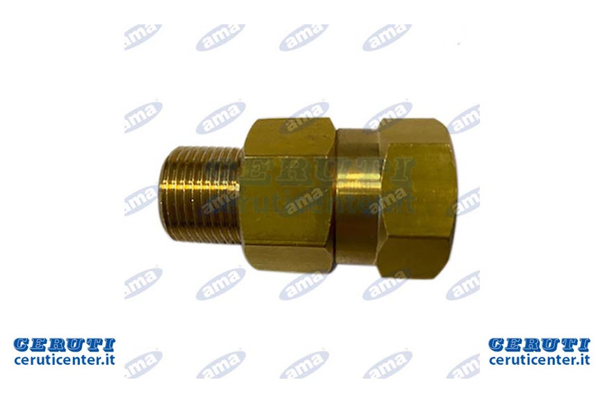 Raccordo Girevole Ottone In Linea 250 Bar M-F