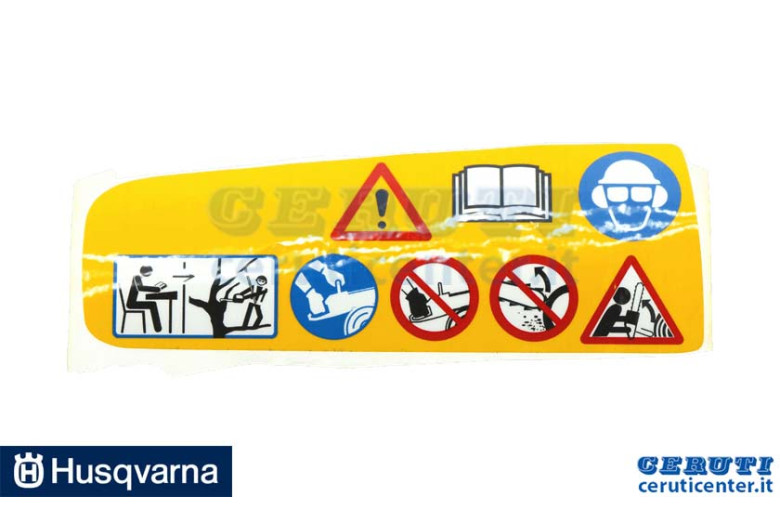 Étiquette de précaution - Original Husqvarna - 544927101