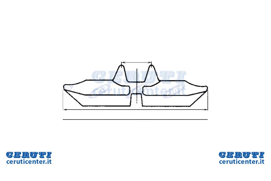 Rubber Gürtel 230 X 72 X 43