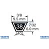 Cinghia Standard 3/8"X 37" - Ama