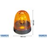 Lampada Rotante 12/24 V H1 Base Piana - Ama