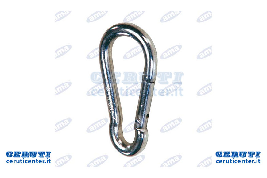 Avec mousquetons Ø Fil galvanisé 8Mm Longueur 80 mm