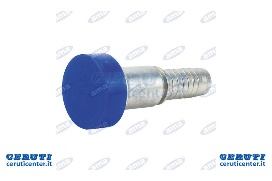 Raccord droit bride SAE 3000 De 1 tube "1/4" 1 "1/4"