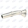 Anschluss Flansch 45 ° Sae 6000 von 1 "1/4" Schlauch 1 "