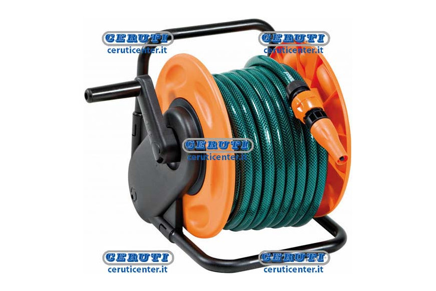 Baby Plus - Portable Hose Reel Complete With Hose And Accessories, Assembled.