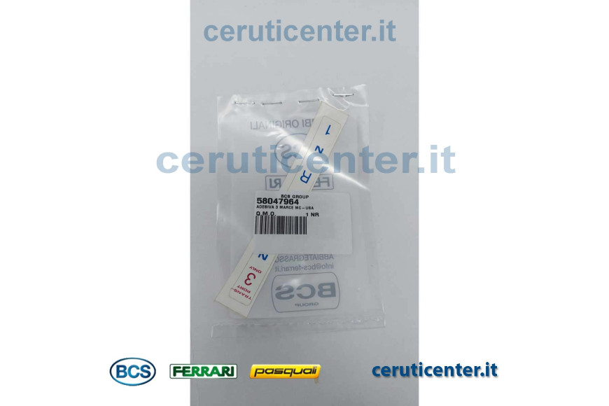 Decal - BCS genuine - 58047964