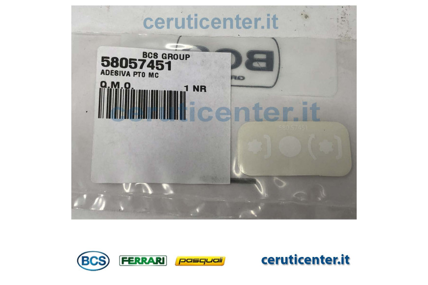 Aufkleber - BCS Original - 58057451
